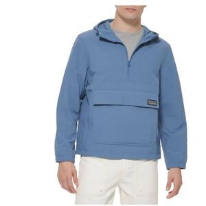 Levis Jacket Mens Large Hoodie Popover Lightweight Water Resistant Rain Hiking O